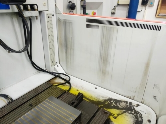 PO vyčištění nádrže chladící emulze